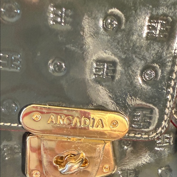 Arcadia Satchel with Gold Accents - Picture 7 of 12